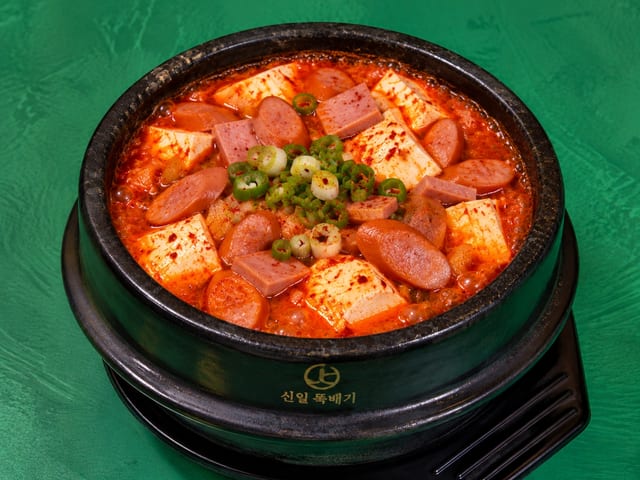 Ham & Sausage Tofu Soup