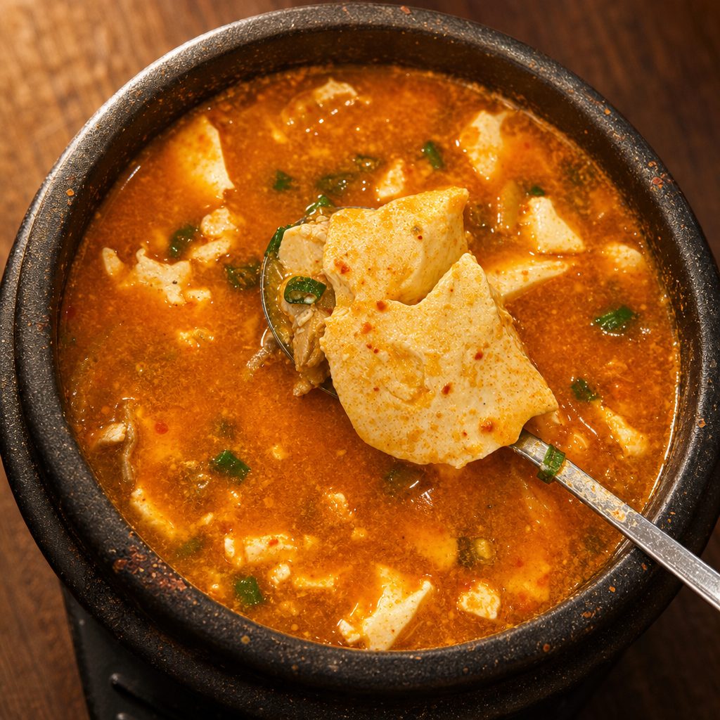 Beef Tofu Soup.