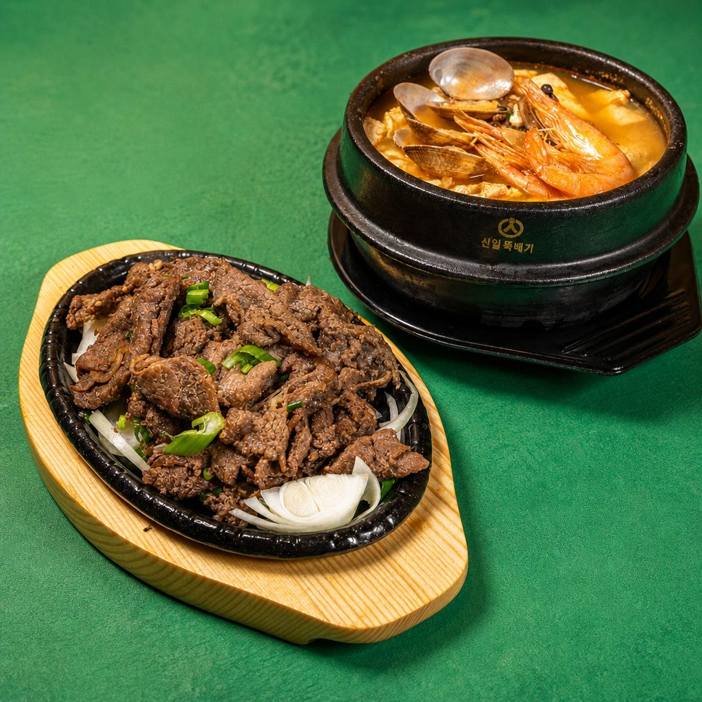 BBQ + Tofu Soup.
