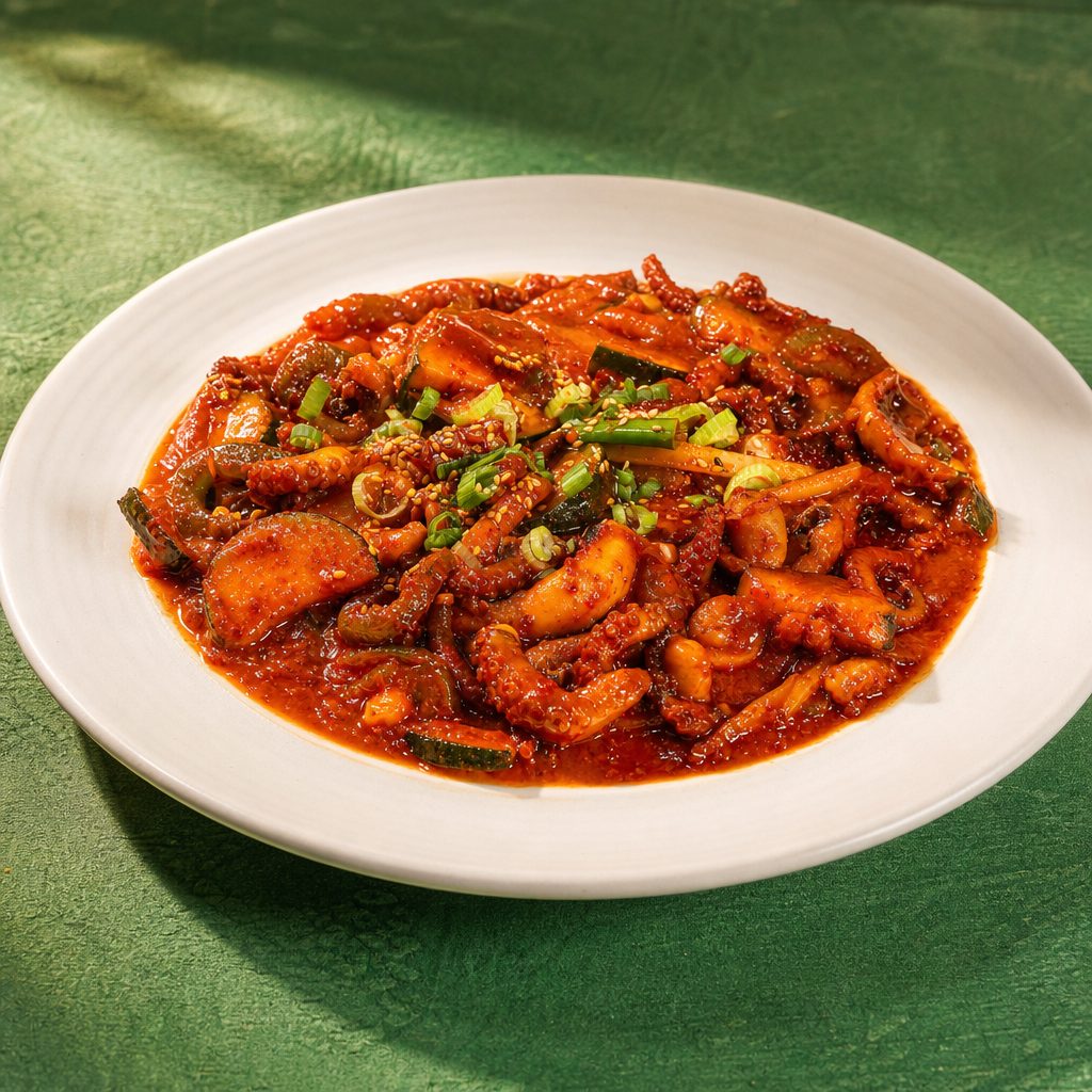 Spicy Octopus Entrée.